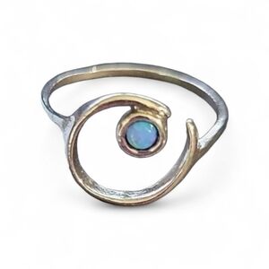 NWT Opulenza Opal Moon Ring